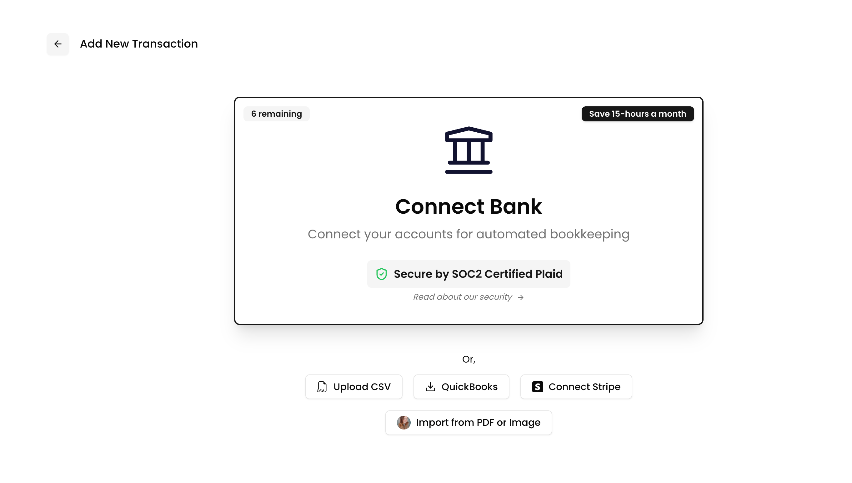 Transaction Syncing